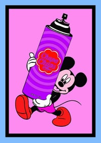 LARGE Signed Graffiti Pop Art Print