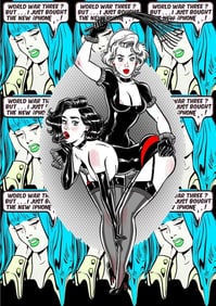 LARGE Signed Graffiti Pop Art Print
