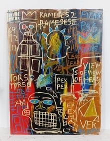 Jean-Michele Basquiat Painting NYC Samo