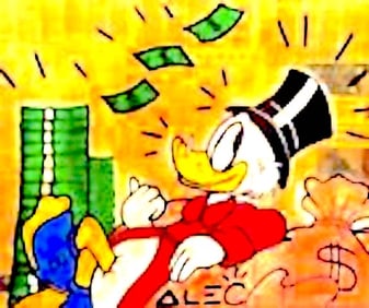 Alec monopoly Print on Canvas