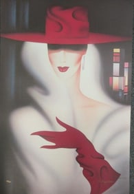 ERIK FREYMAN - "NUIT DE REVE" LITHOGRAPH HAND SIGNED AND NUMBERED LITHOGRAPH 1990.
