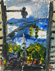 Robert Sundholm Street N York Impressionism Plain Air Painting