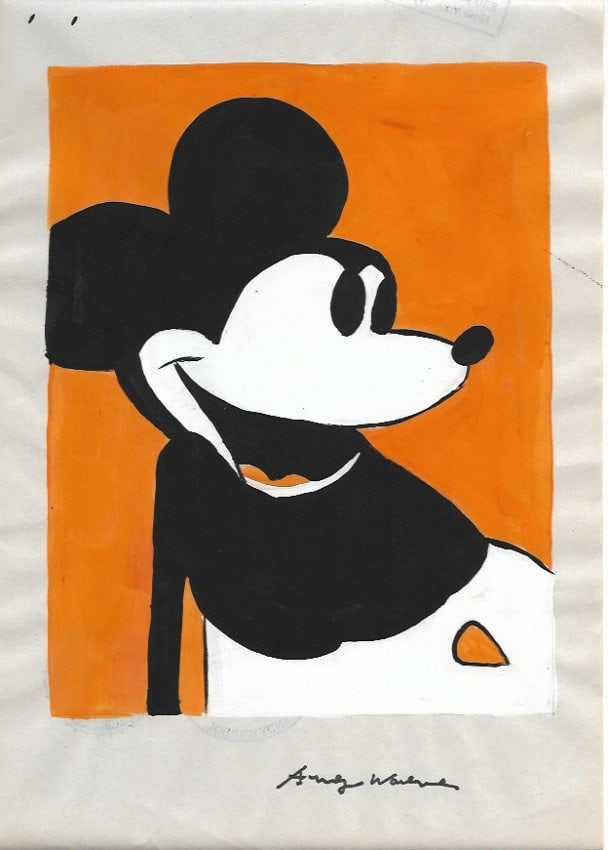 Andy Warhol - Drawing and Watercolor Painting on paper (after) Artist: Andy Warhol - Drawing and Watercolor Painting on paper, (After) artist artwork. This is not print, the drawing was acquired from an estate sale. It does not come with any paperwork to verify its Authe
