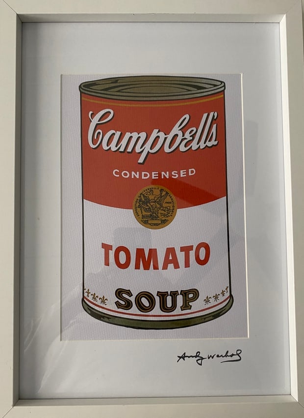Andy Warhol Print Campbells Tomato Soup (1 of 2)