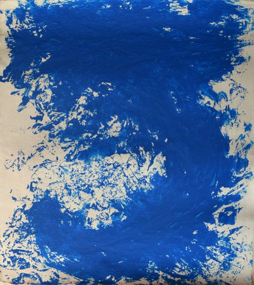 Vintage Abstract Painting Yves Klein (after) (1 of 4)