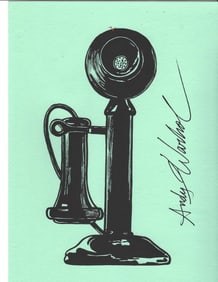 Andy Warhol Mixed Media on Paper