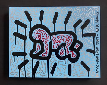 Keith Haring NYC 1987-Pop Shop