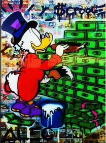 Alec Monopoly Print on Canvas.After (artist)