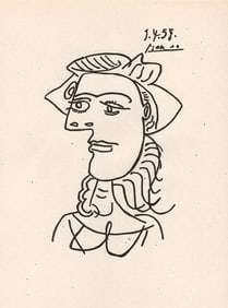 Pablo Picasso Fine Art drawing/print Ink on Paper.