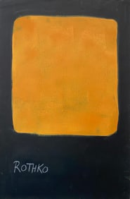 Abstract Painting on Paper