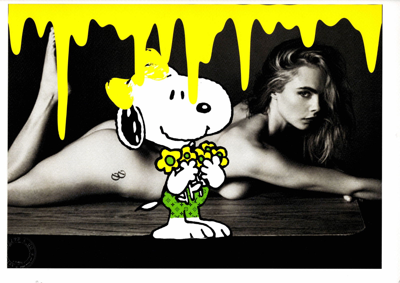 LARGE Signed Graffiti Pop Art Print Death NYC (1 of 1)