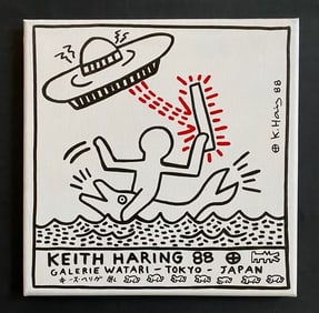 Keith Haring 88- Gallerie Watari-Tokyo-Japan Mix Media