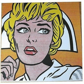 Nurse, 1964 by Roy Lichtenstein Art Silkscreen Print Poster