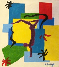 Keith Haring Drawing, Stamp on Verso