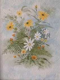 Original still life painting on canvas stretched