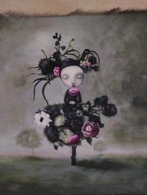 Modern Abstract Oil Painting on Canvas.After (artist)