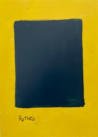 Abstract Painting on Paper