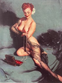 Elvgren Print on Canvas