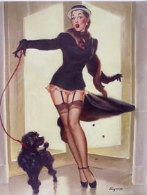 Elvgren Print on Canvas