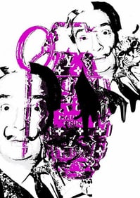 Death NYC  Pop Art Lithograph Thick Paper