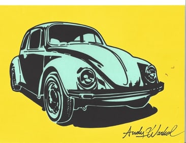 Andy Warhol Mixed Media on Paper