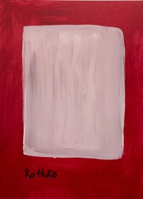 Abstract Painting on Paper