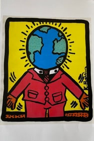 Keith Haring Print On Paper.