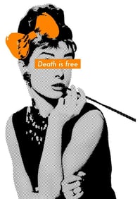 Signed Graffiti Pop Art Print Death NYC Ltd Ed