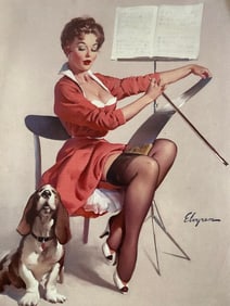 Elvgren Print on Canvas