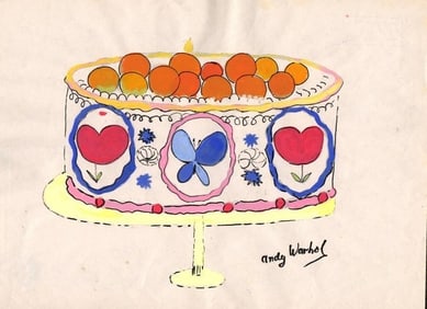 Andy Warhol Mixed Media on Paper