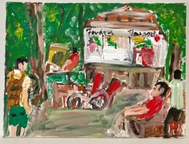 Robert Sunholm. NYC Modern Plain Air Abstract Painting