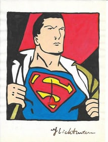 Mixed Media on Paper Roy Lichtenstein