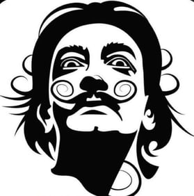 DALI Acrylic painting on Canvas After (artist)