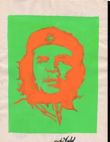 Andy Warhol Mixed Media on Paper. On verso