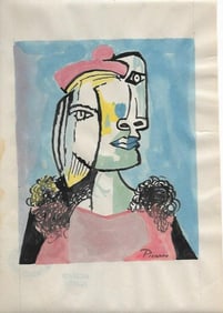 Pablo Picasso Mixed Media on Paper (after artist)