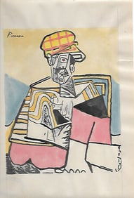 Pablo Picasso Mixed Media on Paper After (artist)