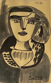 Pablo Picasso Fine Art drawing/print Ink on Paper