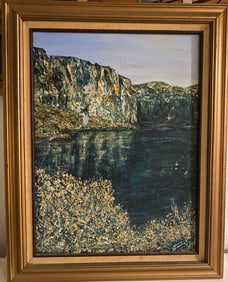 Oil Painting on Canvas Framed Hand painted by artist