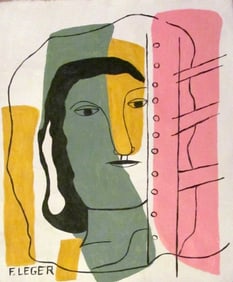 Abstract Painting Fernand Leger Modern Art 20th Century (after Artist)