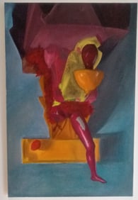 Original Contemporary Modern Painting on Canvas.