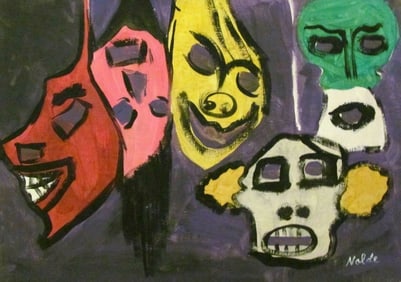 Emil Nolde 20th Century Modern Painting (After Artist)