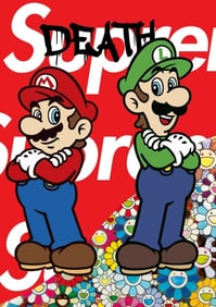 Signed Graffiti Pop Art Print Death NYC Ltd Ed