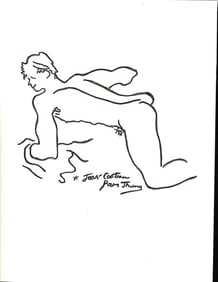 Jean Cocteau Fine Art drawing/print Ink on Paper