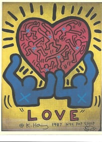 Keith Haring  Art ink Print on High Quality Paper