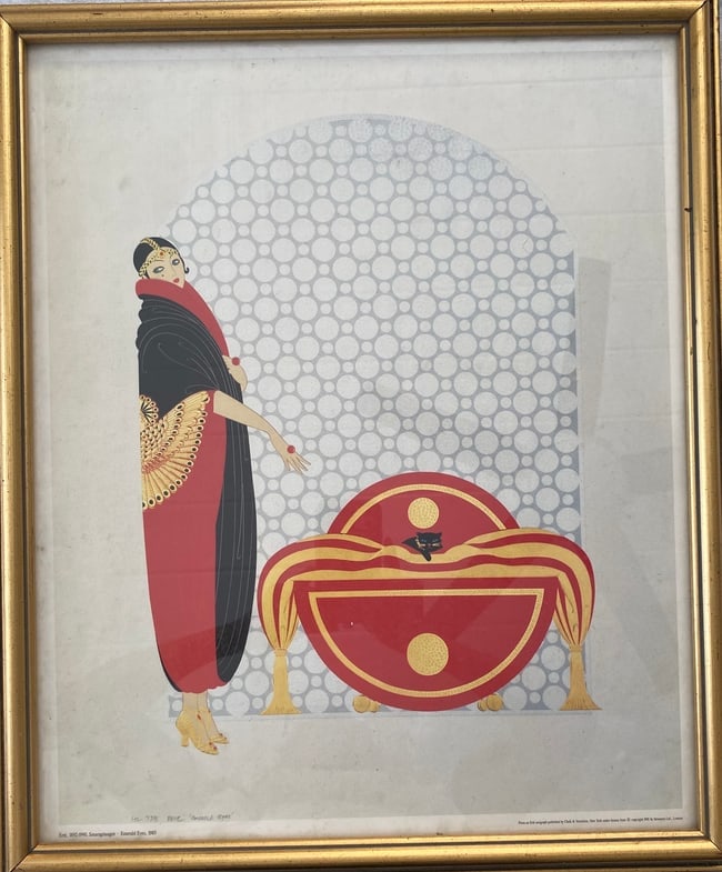 1892-1990 ERTE FRENCH SERIGRAPH ''EMERALD EYES''- 1985 (1 of 5)