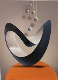 Abstract Geometric Canvas Art Print