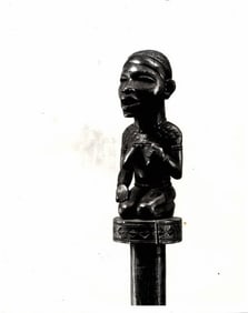 PhotographT he Michael C. Rockefeller Wing Staff Top (Zaire,Kong)