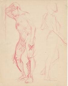 FREDERICK WIELAND FIGURATIVE PENCIL DRAWING(After Artist)