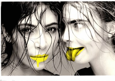 LARGE Signed Graffiti Pop Art Print Death NYC