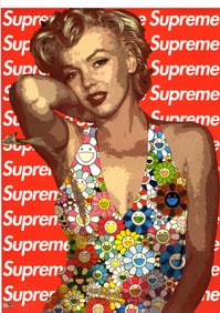 LARGE Signed Graffiti Pop Art Print Death NYC